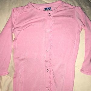 Kickee Pants Ruffle Coverall in Lotus